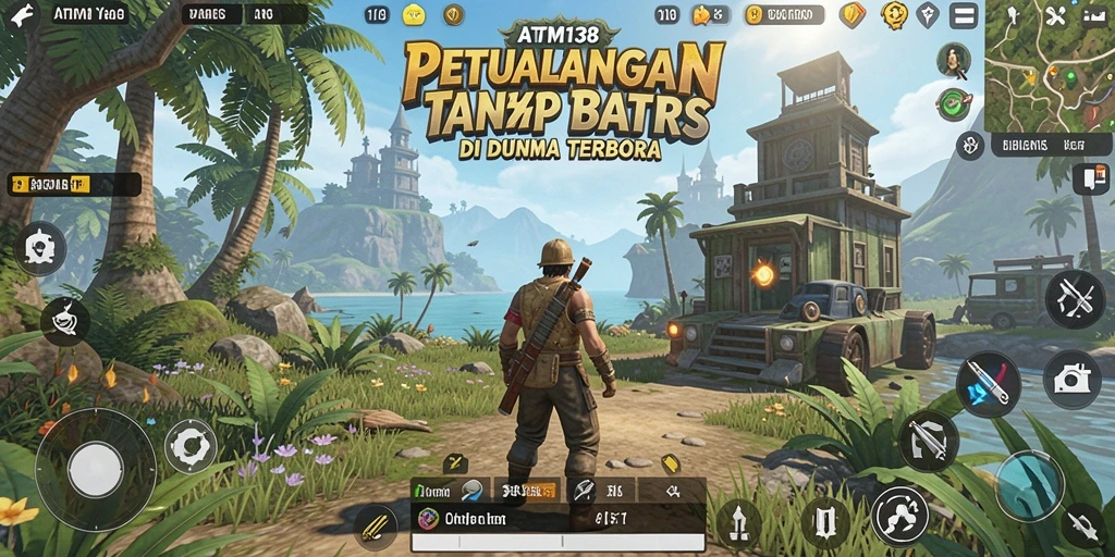 Tampilan gameplay yang seru di dunia terbuka ATM138.