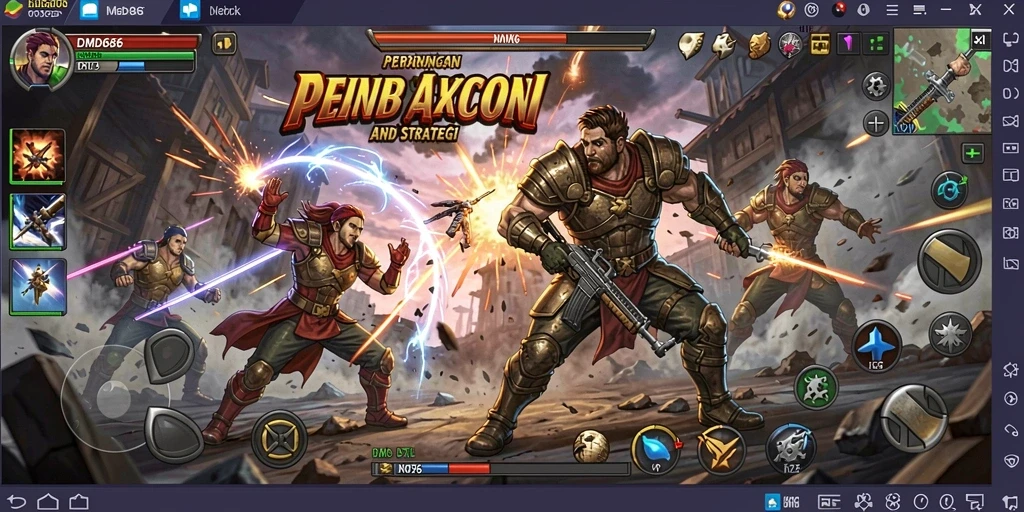Tampilan aksi mendebarkan dari gameplay <strong>DMD686</strong> yang menantang.