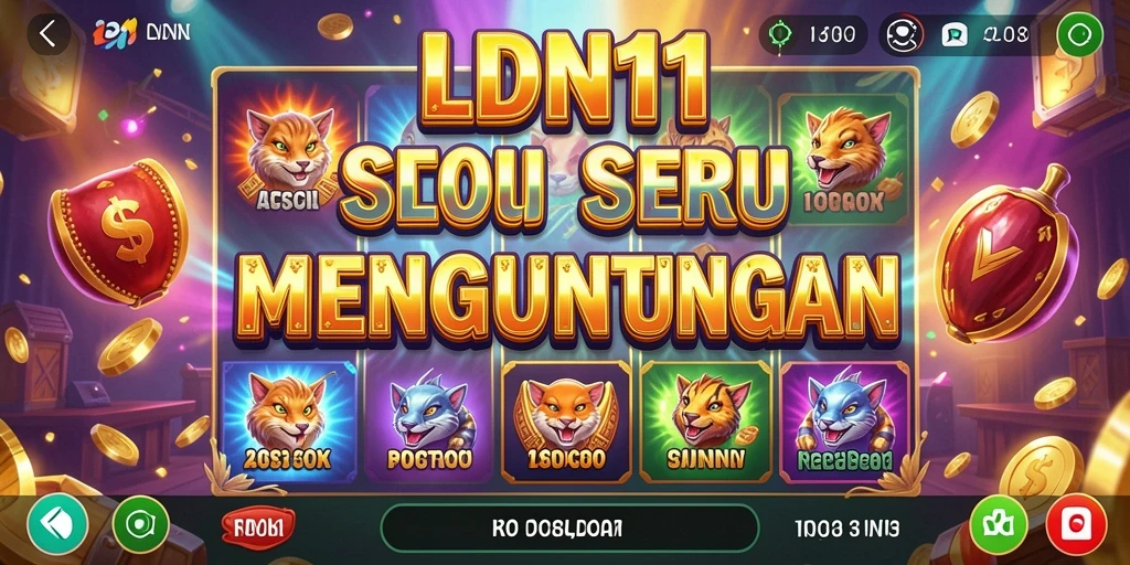 Screenshot gameplay Slot LDN11 yang menunjukkan grafis dan fitur menarik.