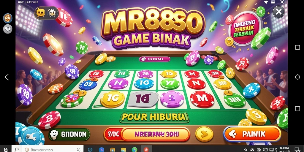 Tampilan seru gameplay Bingo di MR888.