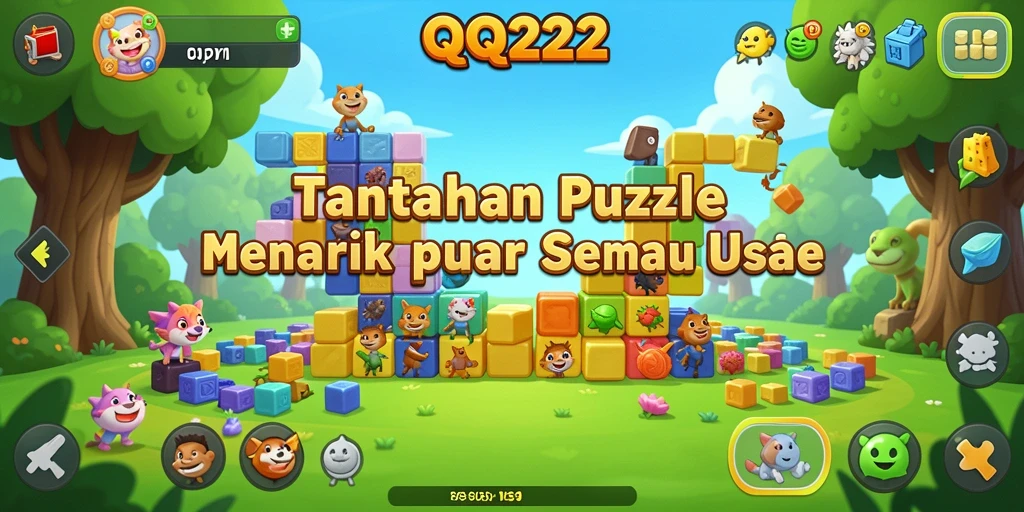 Tangkapan layar gameplay QQ222 menampilkan teka-teki menarik yang menantang.