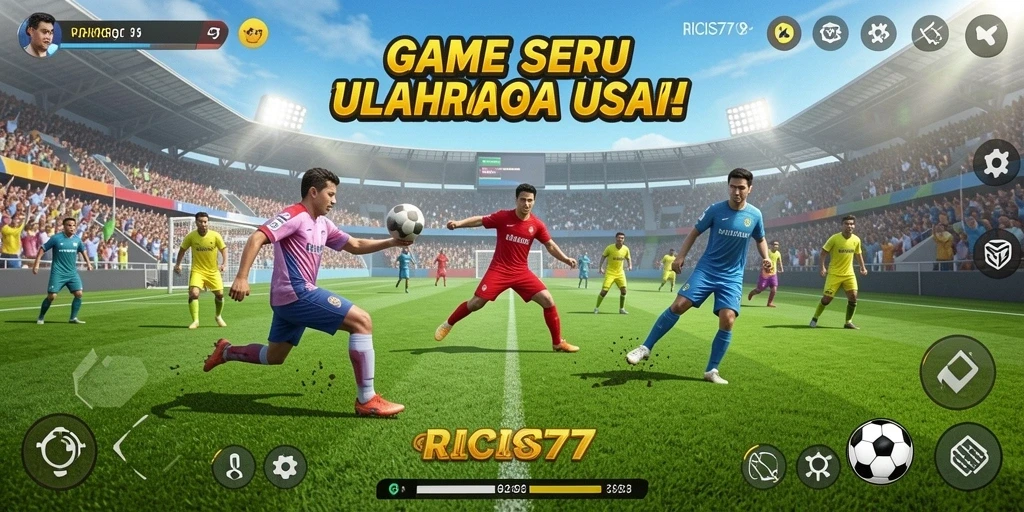 Tampilan menarik gameplay RICIS77 saat bertanding dalam olahraga.