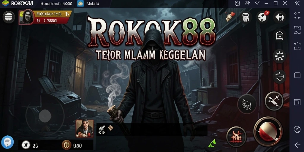 Tangkapan layar ROKOK88 menampilkan suasana menyeramkan saat menjelajahi tempat angker.