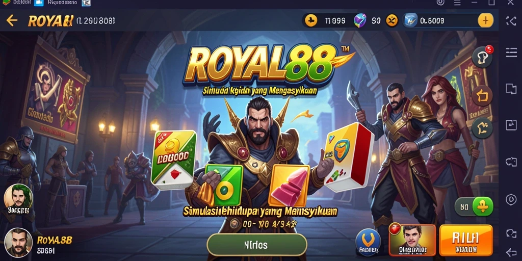 Tampilan menarik dari gameplay ROYAL88 yang penuh aksi.