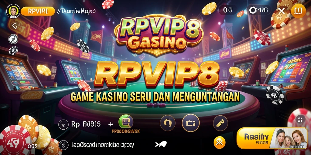 Tangkapan layar gameplay RPVIP8 menampilkan aksi seru permainan Kasino.