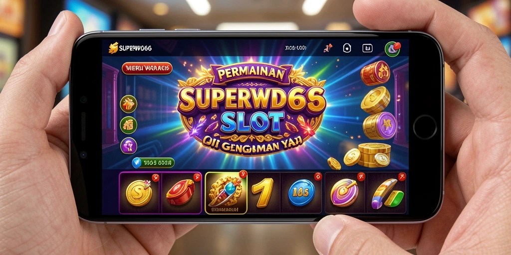 Tangkapan layar gameplay SUPERWD666 menampilkan fitur slot yang seru dan grafis yang memukau.