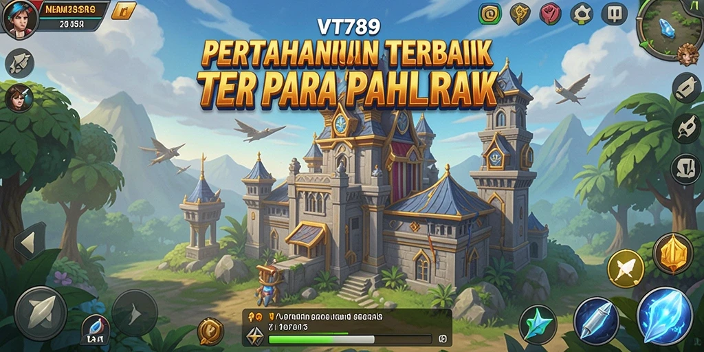 Tampilan gameplay yang seru dari game Tower Defense VT789.
