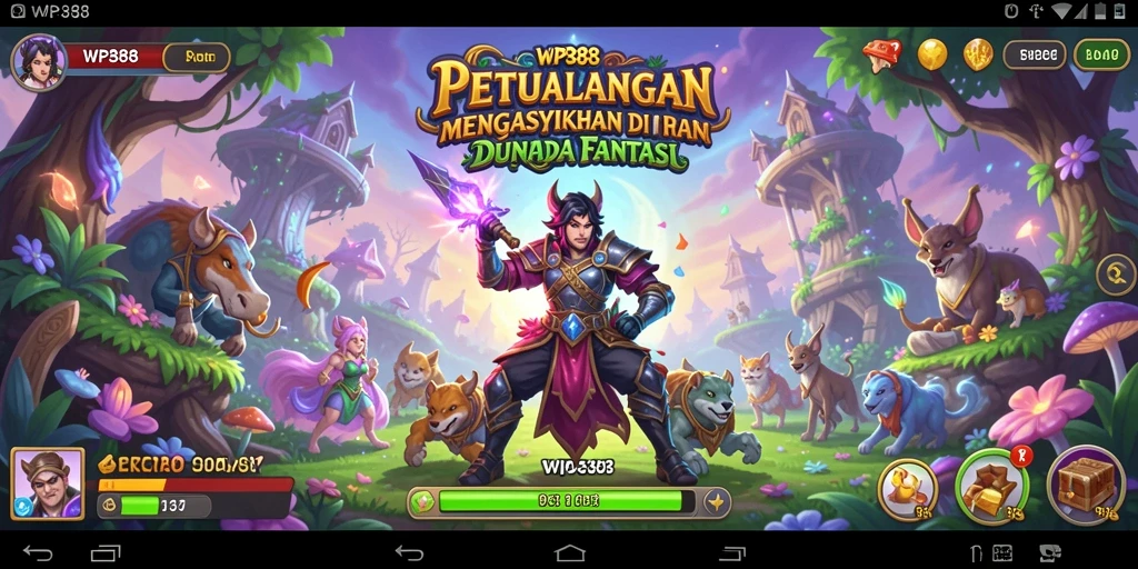 Tampilan gameplay WP888 yang menarik dan menyenangkan.